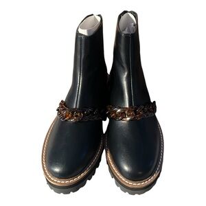 NWT Coconuts Ankle Booties with Chain detail Sz 6